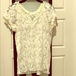 Ivory Loft blouse